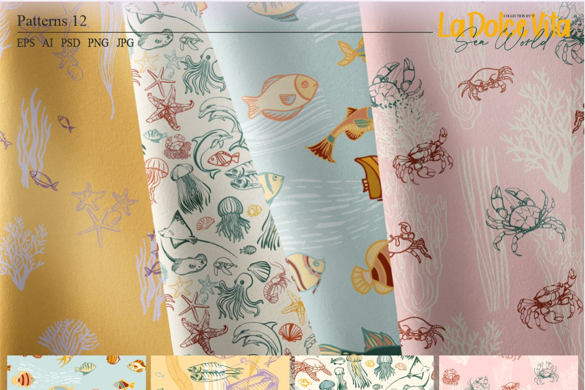 La Dolce Vita-Sea world, an Animal Illustration by Collection by VY (Photo 15 of 15)