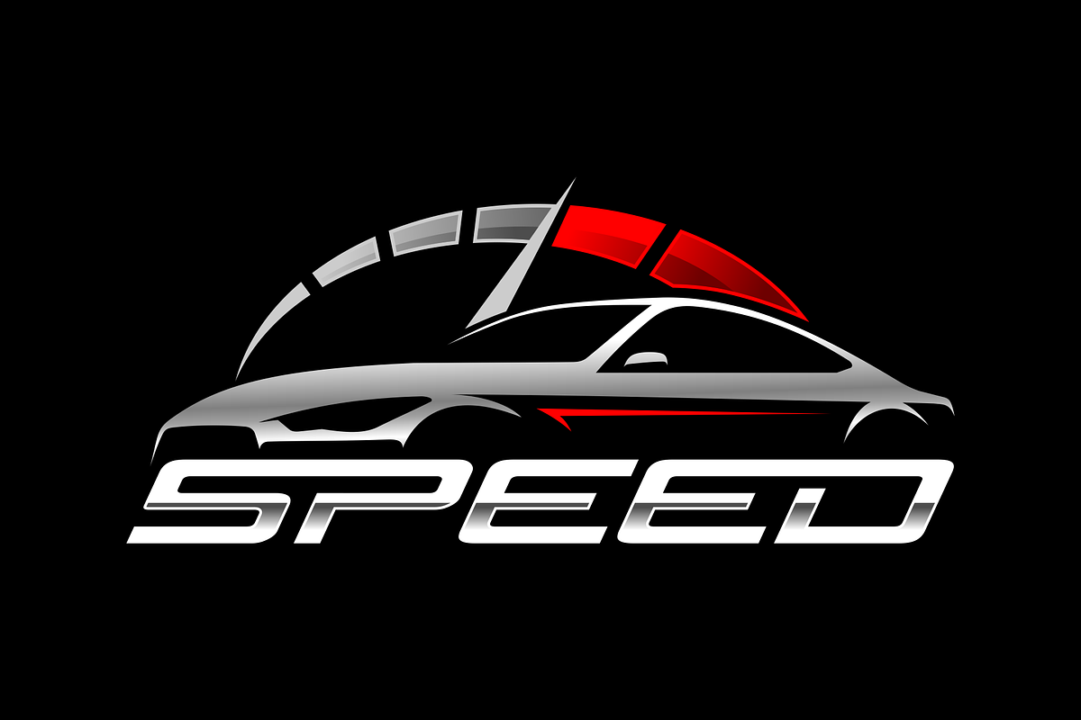 Auto speed logo template, a Branding & Logo Template by TFamz