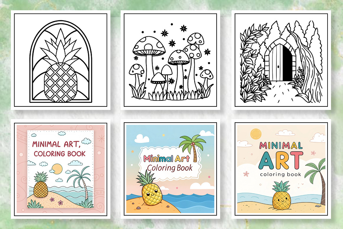 Minimal Art Coloring Book, an Arts & Entertainment Photo by Wow Magic (Photo 2 of 3)
