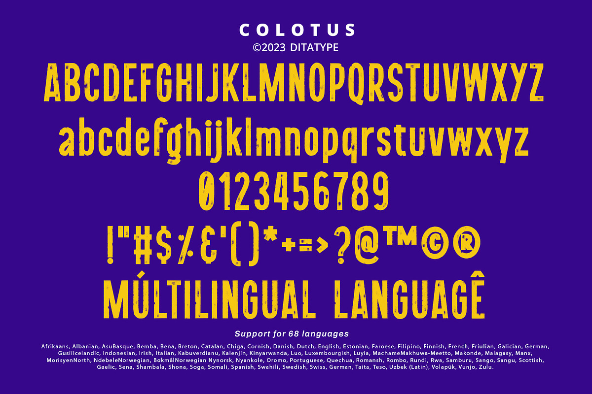 Colotus, a Script Font by Ditatype (Photo 7 of 10)