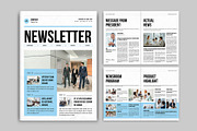 Newsletter Template, a Brochure Template by E-Type (Thumbnail 1 of 7)