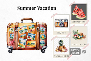 Summer Vacation, a Graphic by Artnoy