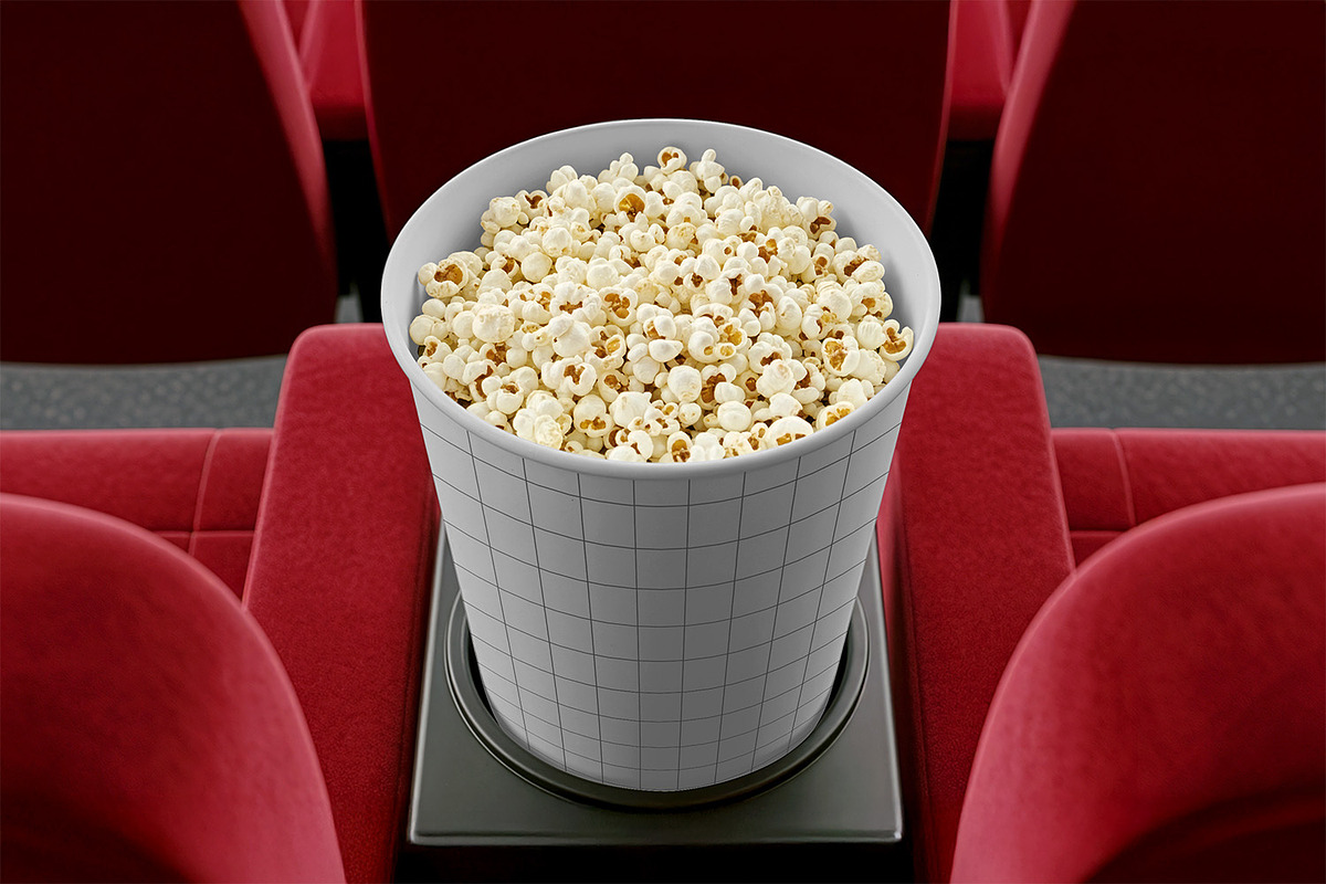 Popcorn Bucket Mockup, a Cups & Container Mockup by Nathatype (Photo 5 of 9)