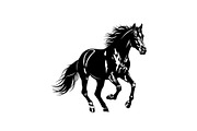Black Horse Silhouette Bundle, an Illustration by jahid234 (Thumbnail 23 of 31)