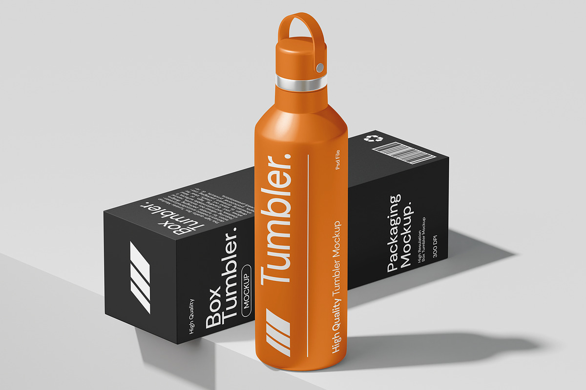 Tumbler Mockup Set, a Cups & Container Mockup by Unerispace (Photo 2 of 5)