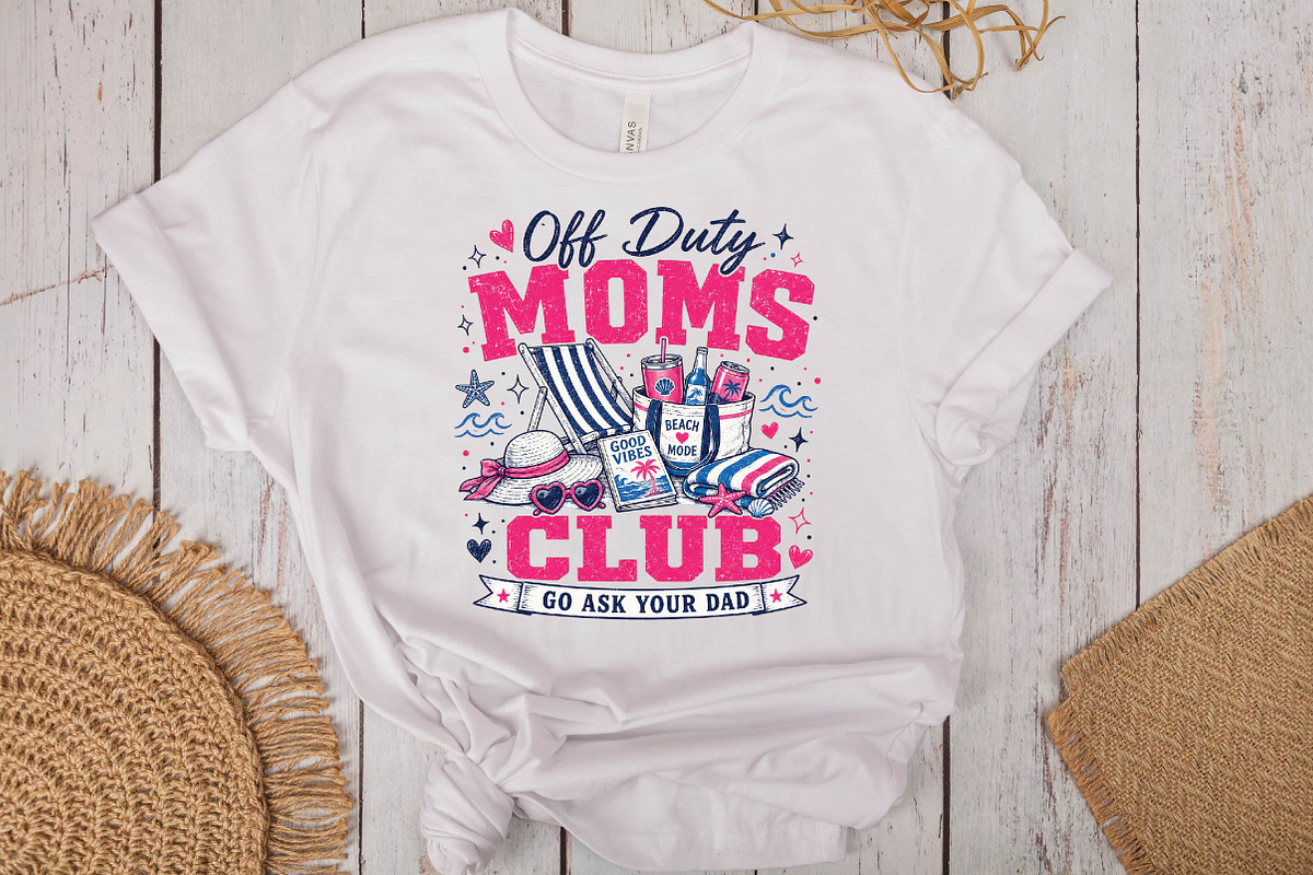 Funny Mom Beach Sublimation Design, a Seasonal Illustration by DreamPrint404 (Photo 4 of 6)