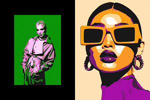 Pop Art Poster Photo Effect