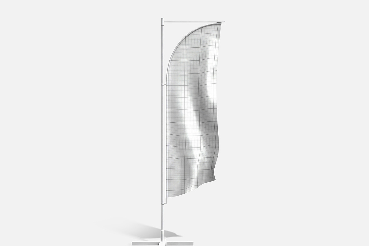 Feather Flag Banner Mockup