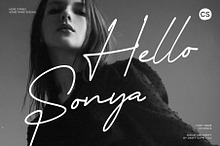 CS Sonya – Signature Font