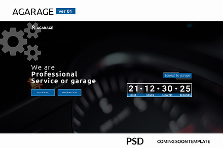 Agarage coming soon version 01