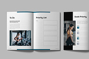 Fitness Simple Modern Workbook, a Brochure Template by UICreative (Thumbnail 5 of 5)