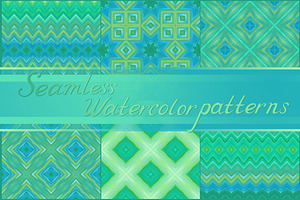 22 seamless watercolor textures