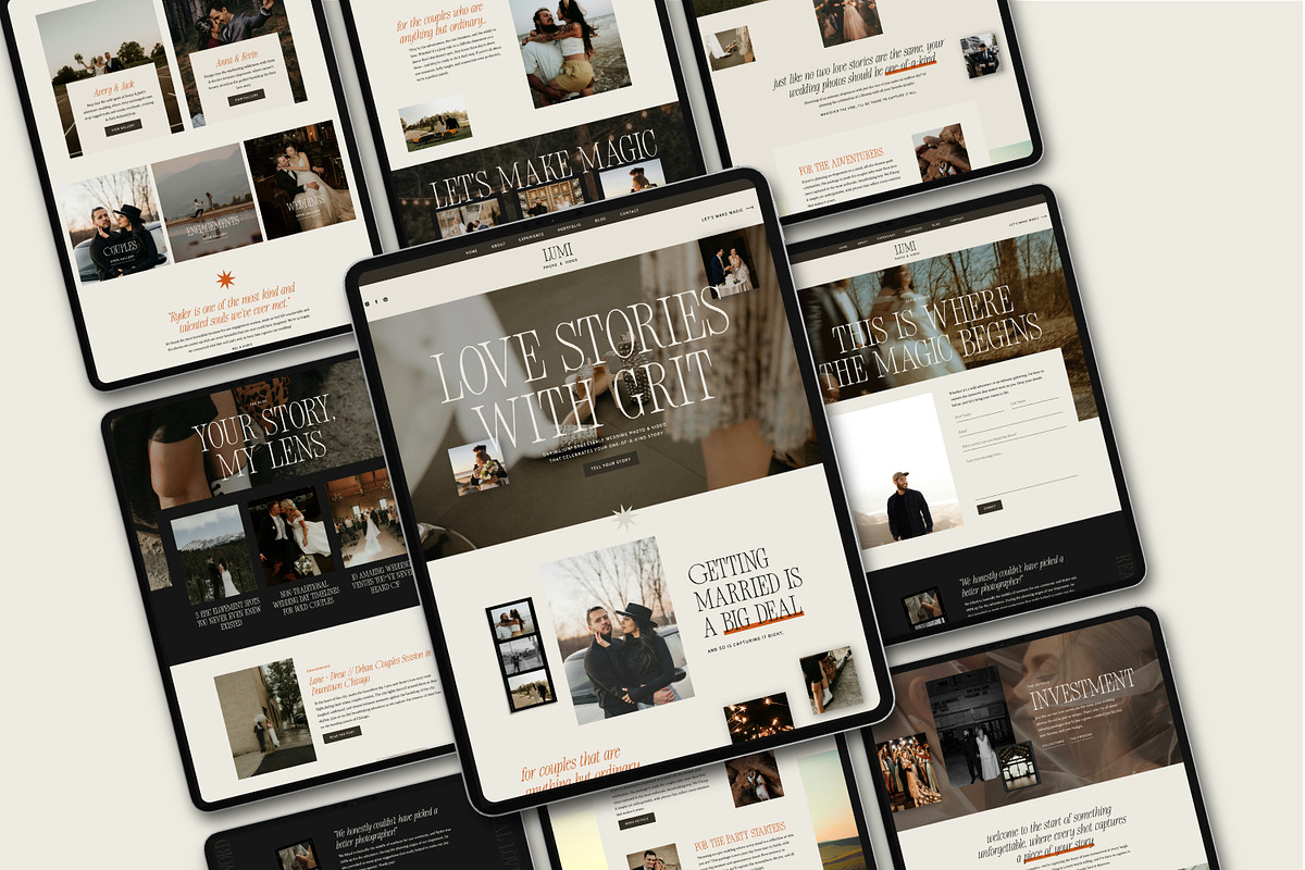 Showit Template for Photographers, a Websites & App Template by Lennox Creative Co. (Photo 2 of 5)