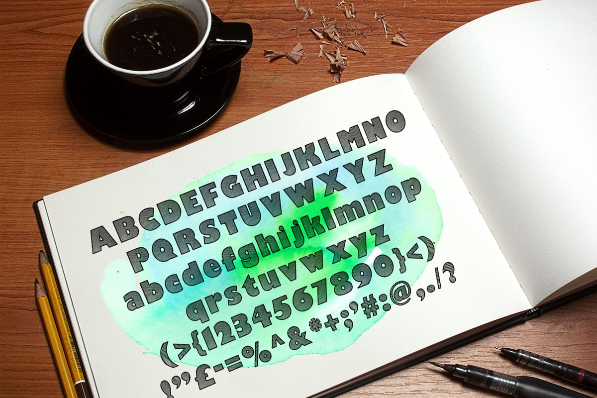 Moaren Font preview 4