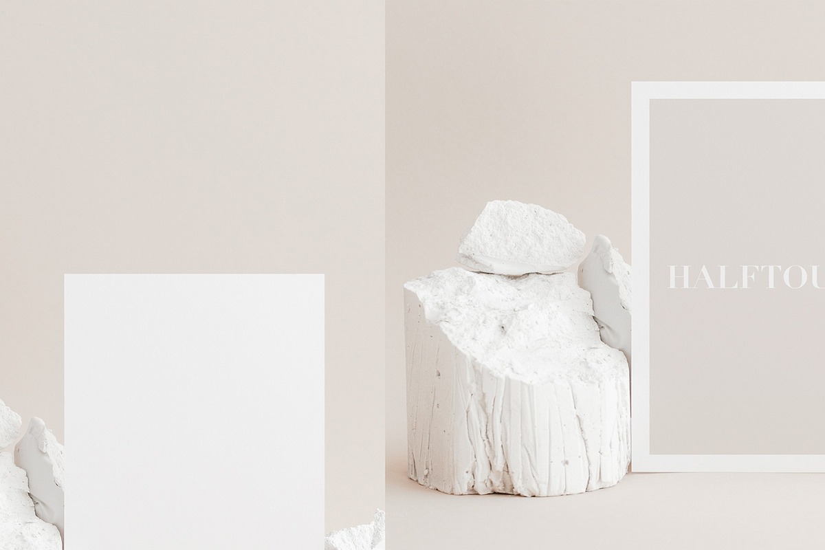 Greeting Card Mockup, Modern Mockup, a Mockup by HALFTOUNE (Photo 3 of 4)