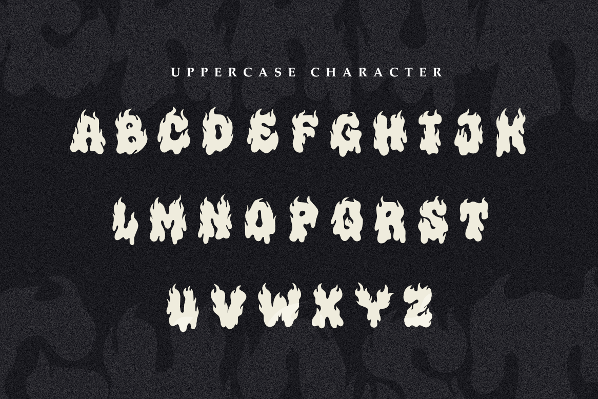 Ghost Terror - Trash Metal Font, a Symbol Font by Masyafi Studio (Photo 6 of 8)