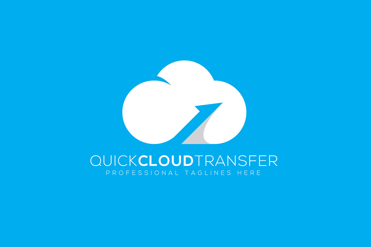 Cloud Transfer Logo, a Branding & Logo Template by Maximum Designstudio