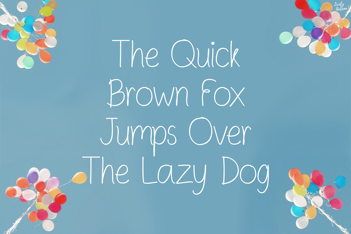 Happiness | Handwriting Font, a Handwritten Font by LivelyAutumn11.11 (Photo 4 of 5)