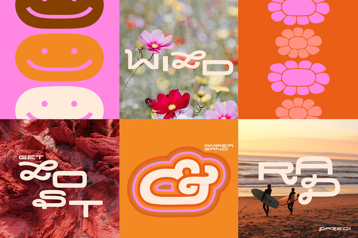 Dazed! A Quirky Retro Font & Extras, a Sans Serif Font by Jaclyn Caris (Photo 10 of 16)