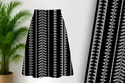 Native Geometric on Black Seamless, a Pattern Graphic by Sharon Schwalbe (Thumbnail 2 of 5)