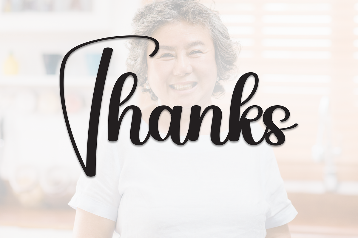 Grandma | Script Font, a Handwritten Font by Scratchones (Photo 9 of 9)