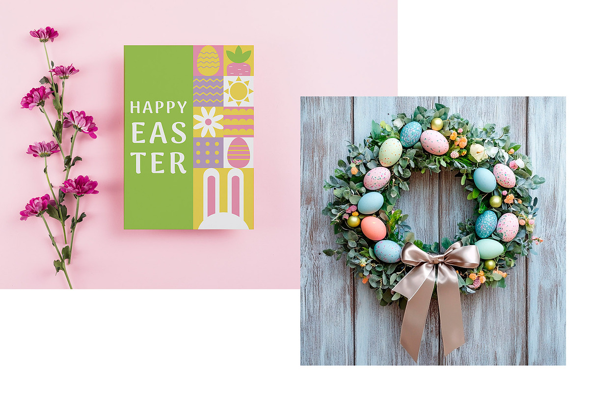 Geometric Easter Collection, a Decorative Illustration by yarynabo (Photo 4 of 7)