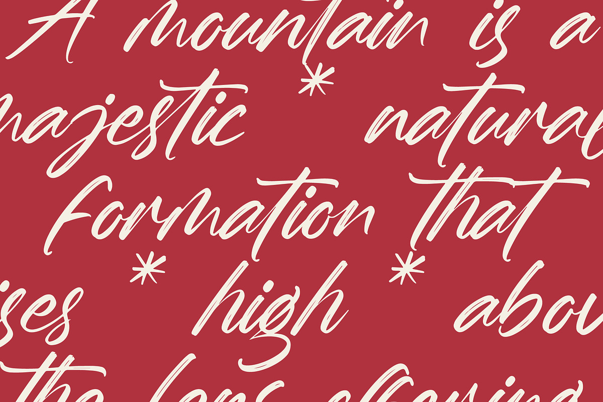 Whadrat Chothelis Modern Brush Font, a Script Font by Letterena Studios Script (Photo 16 of 20)