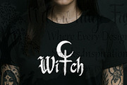 Witch Lilith Symbol SVG | Dark Witch, an Object Graphic by Willow Paige Farms (Thumbnail 1 of 7)
