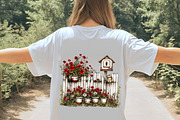 whimsical spring fence clipart, an Illustration by GatewayDesign (Thumbnail 5 of 9)