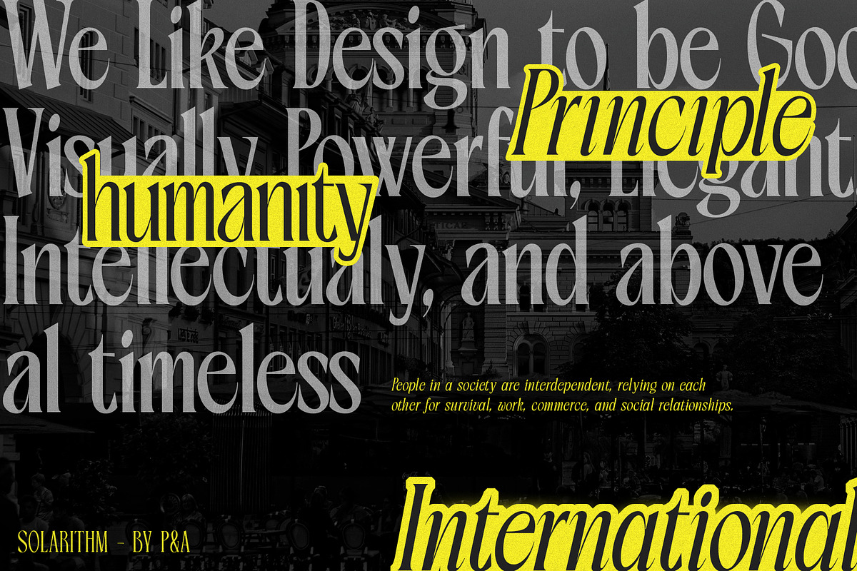 Solarithm - Retro Serif Typeface, a Serif Font by Prominent & Affluent (Photo 6 of 10)