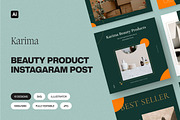 Beauty Product Instagram Template, a Social Media Template by prajapixels (Thumbnail 1 of 4)