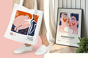 Modern Love Wall Art Creator, a Decorative Illustration by Leleka.Store (Thumbnail 5 of 16)