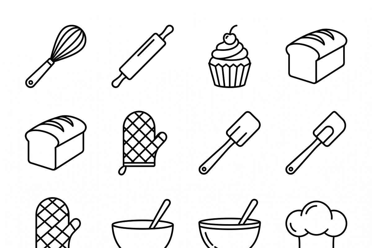 Bundles Tiny Hobby Outline Icons, an Outline Icon by adenpinkstore (Photo 14 of 16)