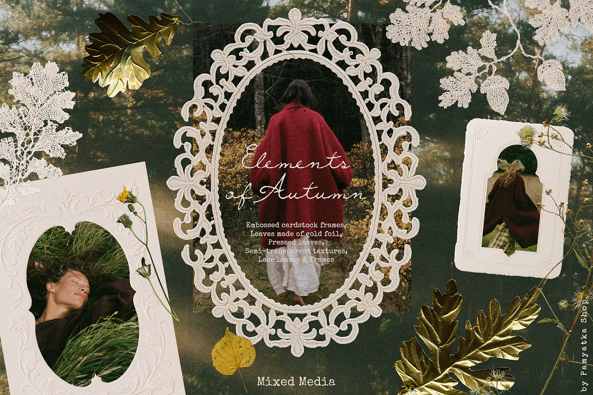 Emboss Paper, Lace Frames & Overlays, an Object Graphic by Pamyatka Shop (Photo 13 of 13)