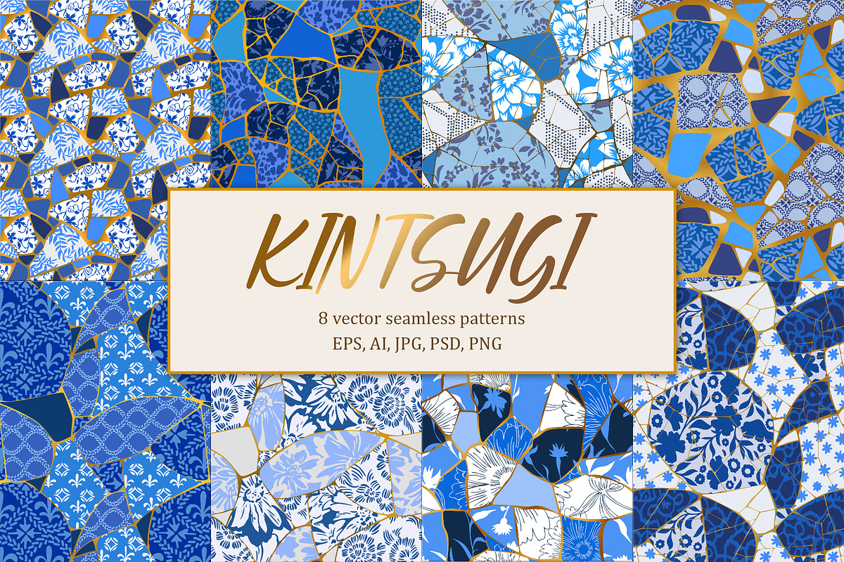 Kintsugi, a Pattern Graphic by GALAKAM (Photo 1 of 11)