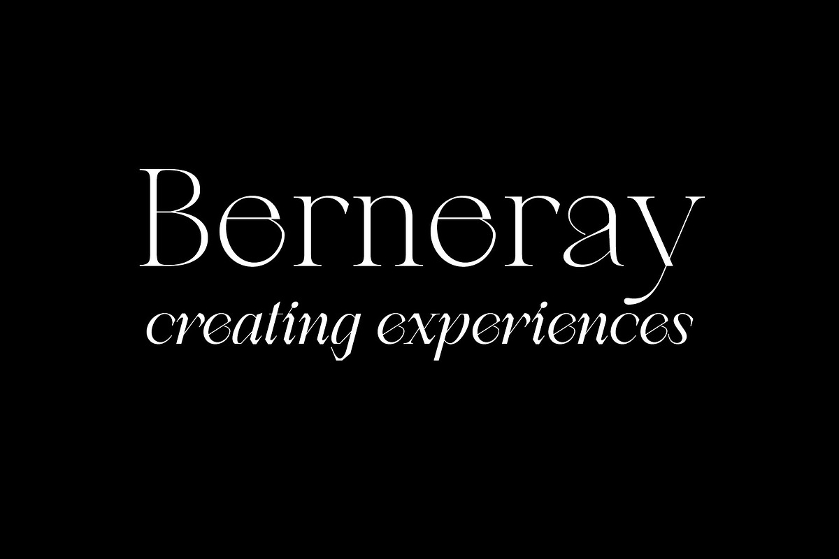 Berneray Serif Font Family, a Serif Font by Ryul Davidson (Photo 1 of 19)