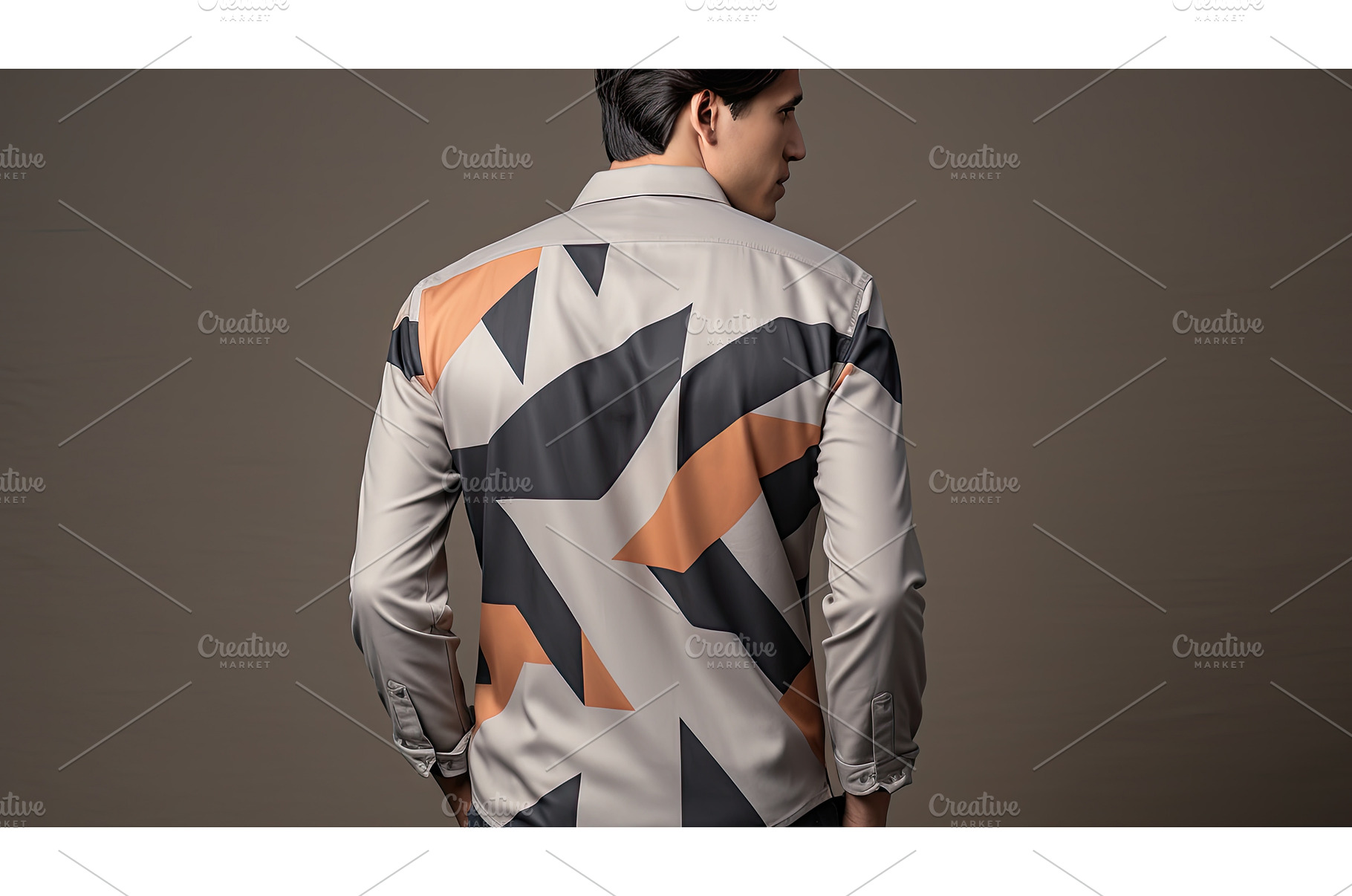 patterns grey shirt back ai, a Background Photo by pikepicture