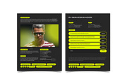 DJ Press Kit & Resume Template / EPK, a Resume Template by vinyljunkie (Thumbnail 5 of 5)