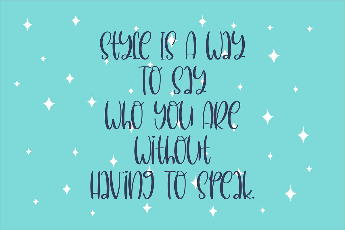 BlueBird Quirky LS, a Script Font by GranzCreative (Photo 5 of 11)