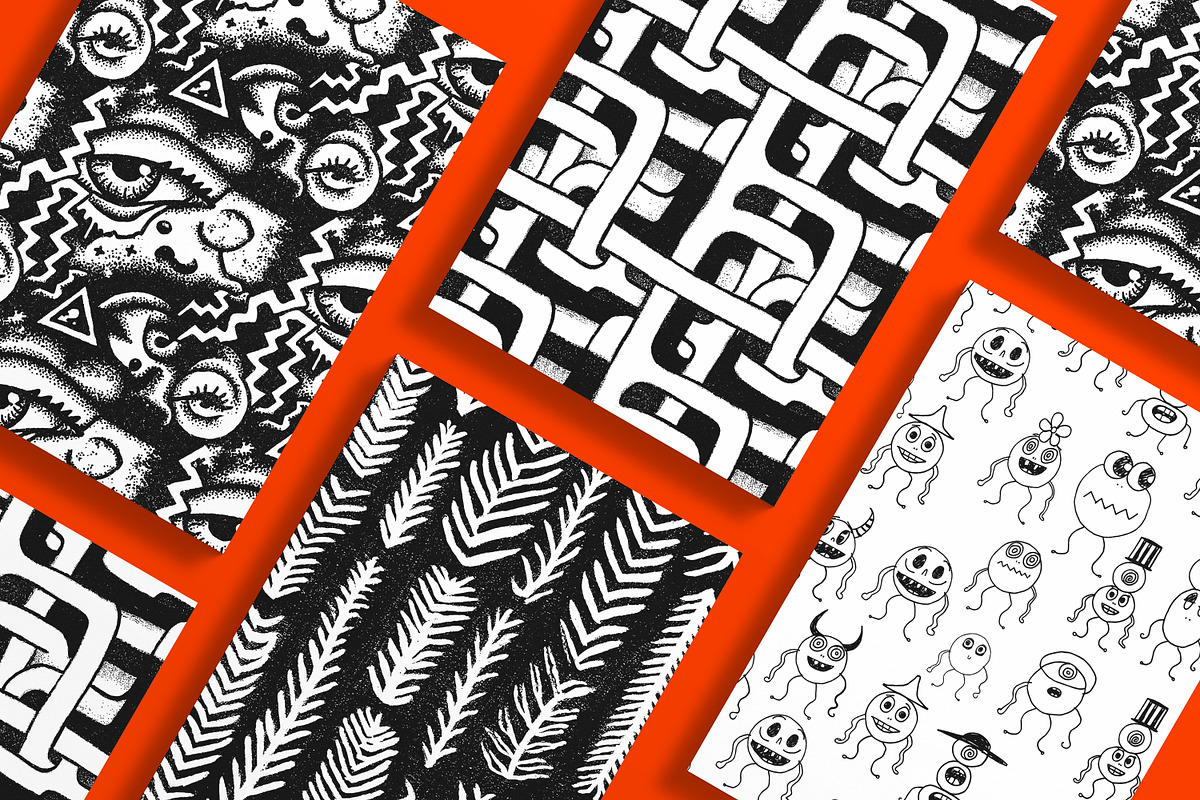 60 Mixed Motifs Procreate Brushes, a Brush Add-On by Heather Green Designs (Photo 10 of 12)
