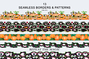 Halloween Pumpkin Faces Creator, a Seasonal Illustration by EL_SUHOVA (Thumbnail 9 of 11)