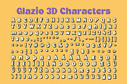 Glazio 3D, a Sans Serif Font by Craft Supply Co. (Thumbnail 8 of 8)