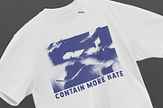 Realistic Floating T-shirt Mockup, a Shirt Mockup by Uncentrifuged Pressure (Thumbnail 10 of 11)