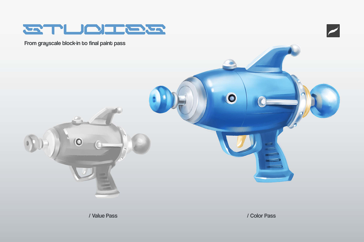 Concept Art Procreate Brushes, a Brush Add-On by brushapes.com (Photo 2 of 10)