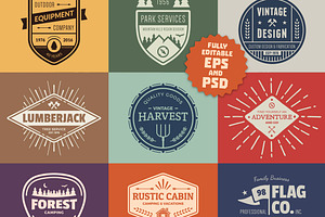 Vintage Logo Graphics & Badges