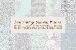 William Morris Vintage Pattern 9