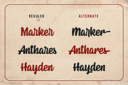 Housemate + Shilkmen Sans (Bonus), a Script Font by Runsell Studio (Thumbnail 3 of 6)