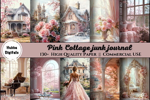 130+ Pink Cottage junk journal