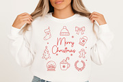 Merry Christmas PNG, an Illustration by Libby Wishes (Thumbnail 3 of 6)