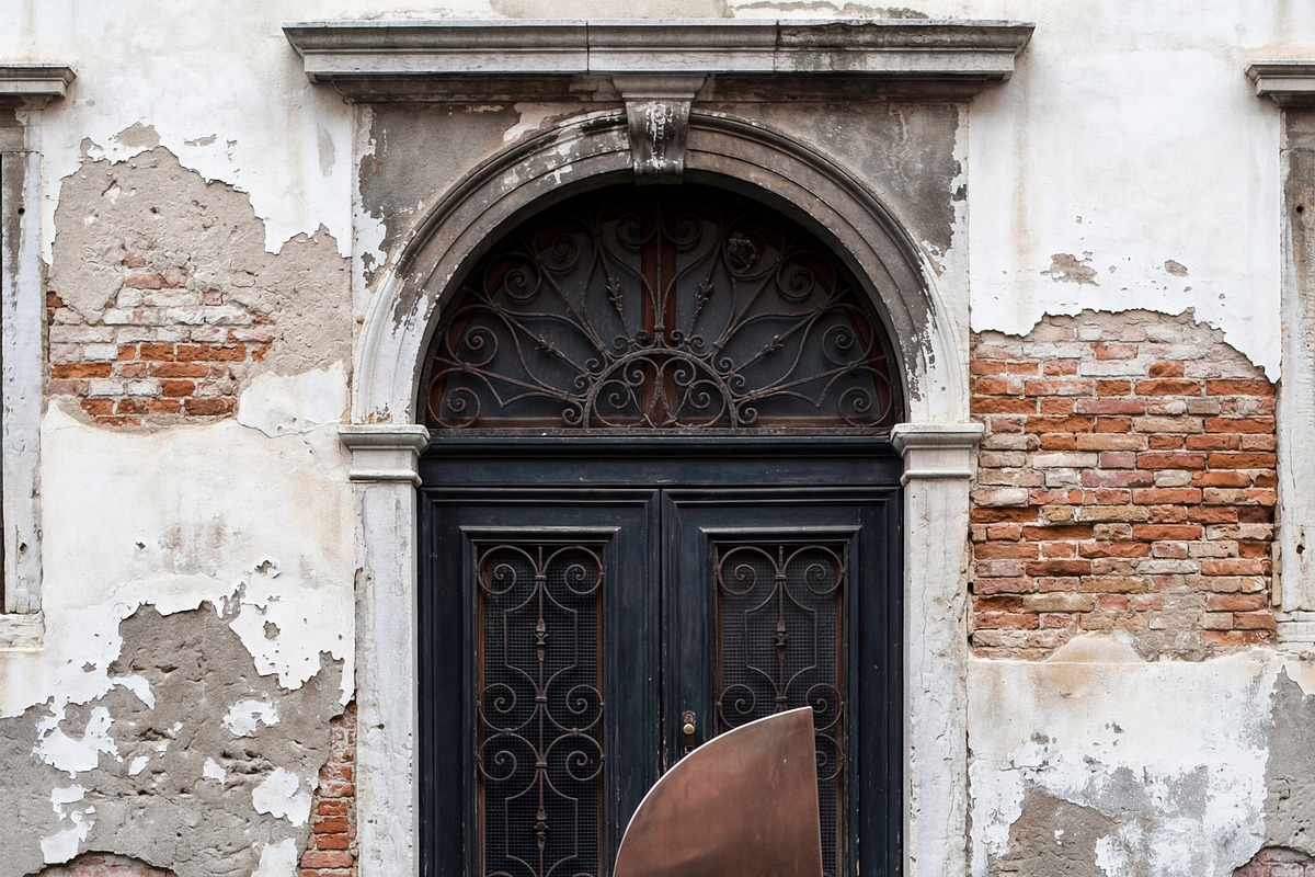 Venice Canal Detail, Gondola Bow, a Transportation Illustration by Virgo Studio
